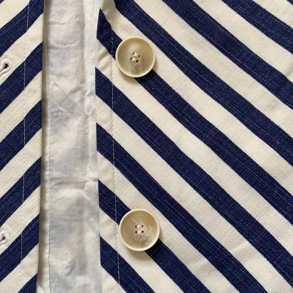 Talbots Nautical Striped Blazer - Picture 6 of 12